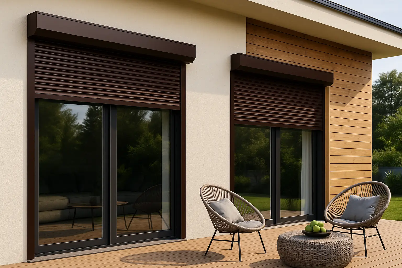 Rolety zewnętrzne standardowe — przykład 2