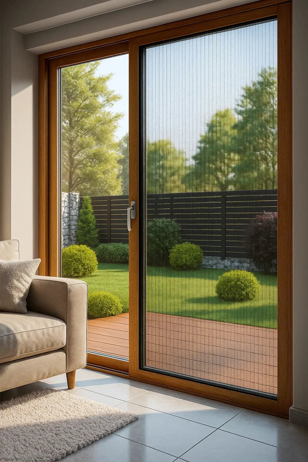 Moskitiery okienne i drzwiowe