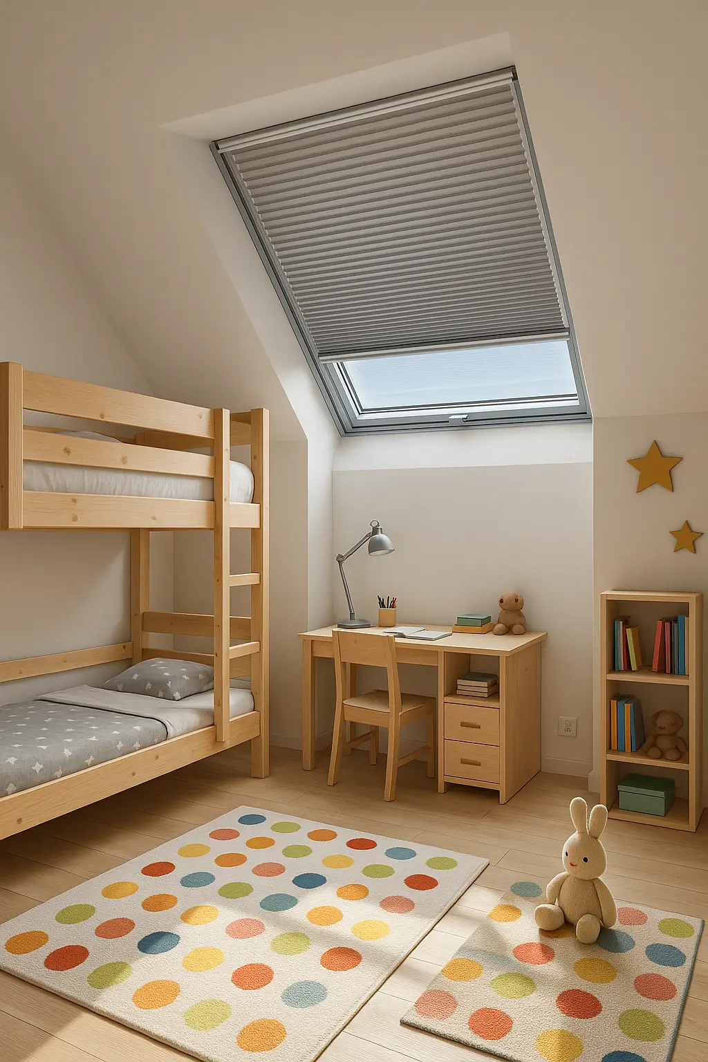 Plisy COSIMO SMARTLINE – do okien dachowych — przykład 4