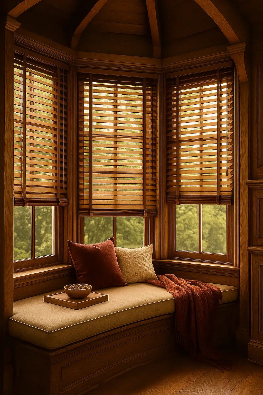 Żaluzje drewniane i aluminiowe