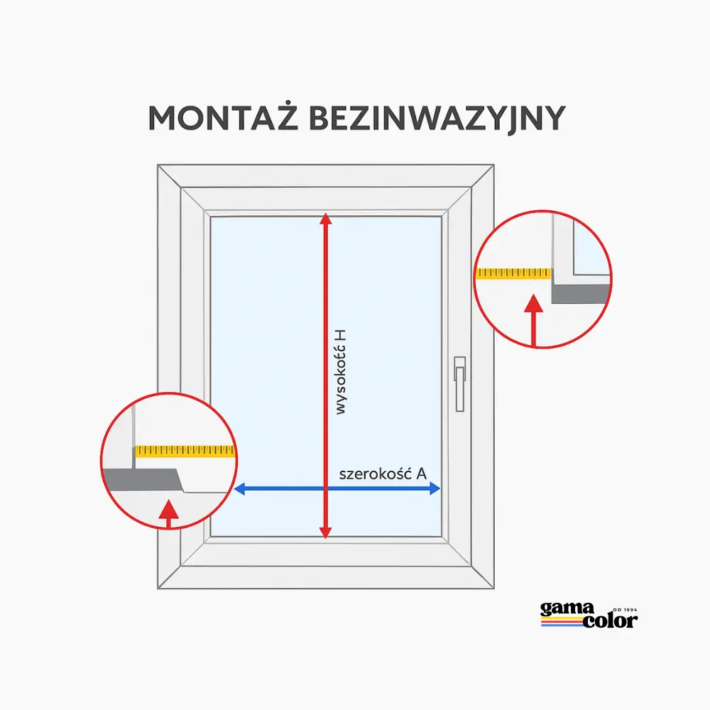 Żaluzje bambusowe 50mm — instrukcja pomiaru